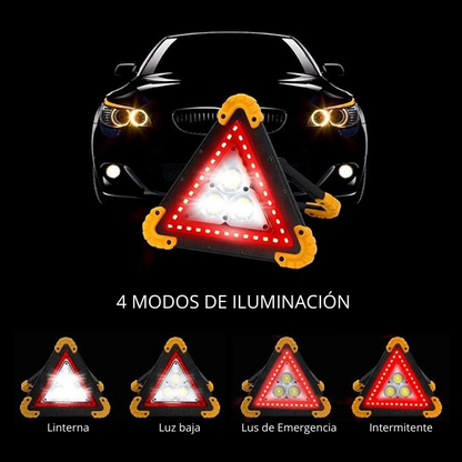 TRIANGULO DE EMERGENCIA ILUMINADO